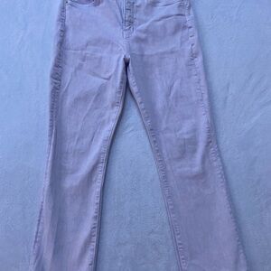 Veronica Beard Light Purple Straight Leg Jeans